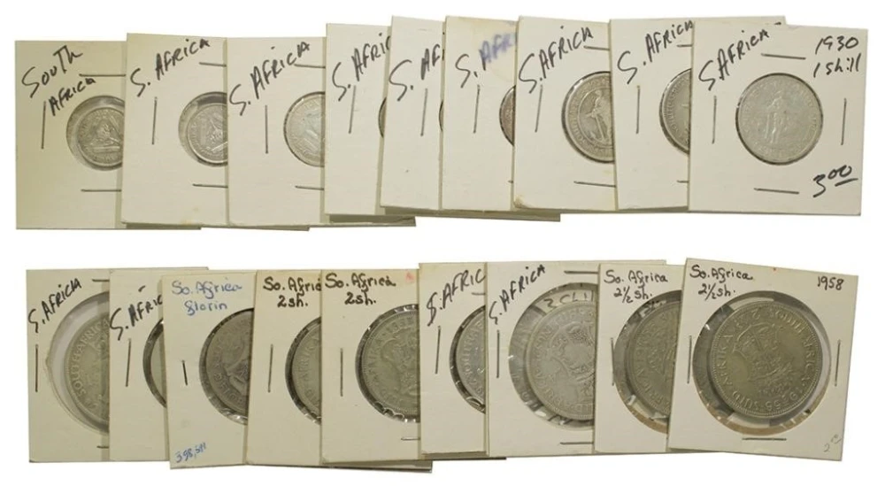 South Africa. 18 Piece Silver Lot