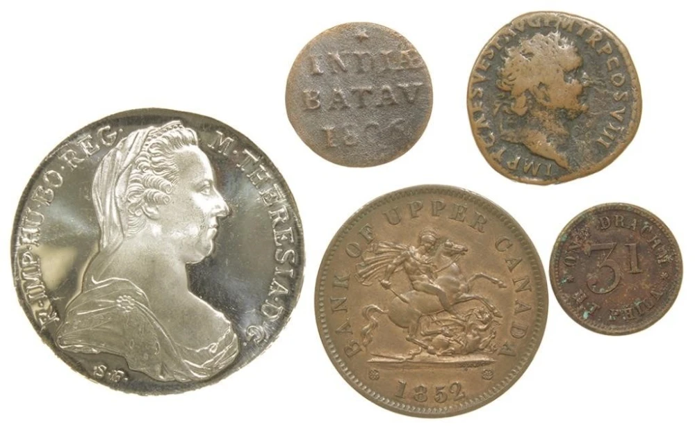 World Coin and Tokens Mix