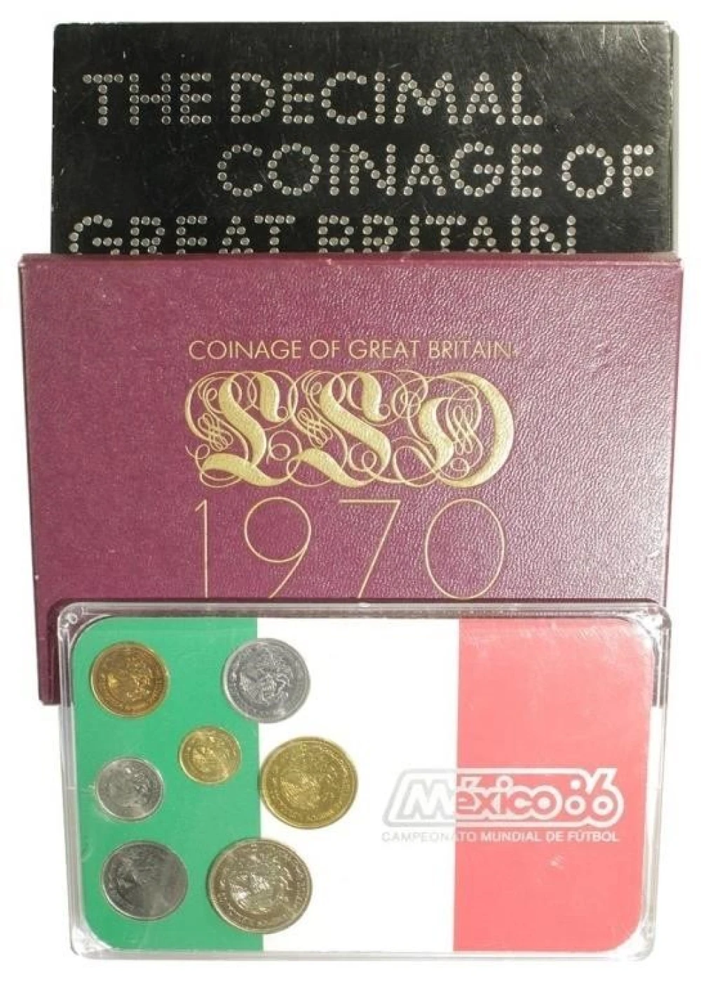 Lot of 7 World Coin Sets