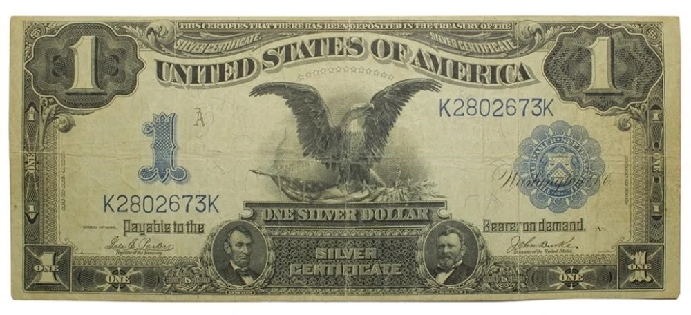 A 2nd Fine 1899 $1 Black Eagle