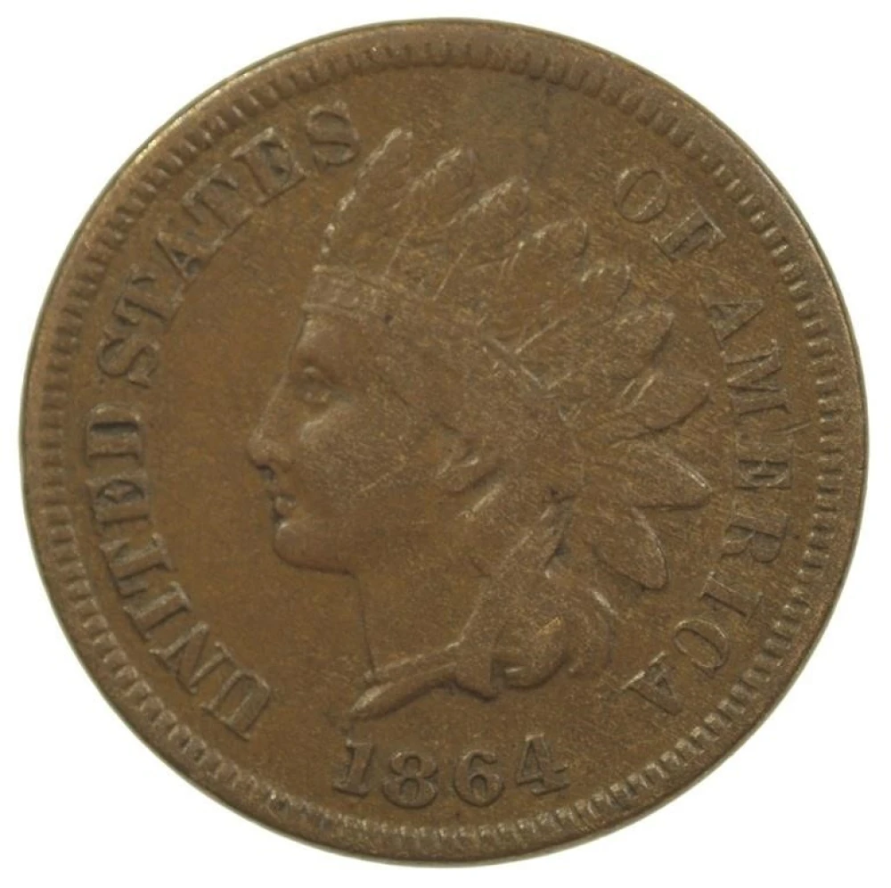 VF 1864-L Indian Cent