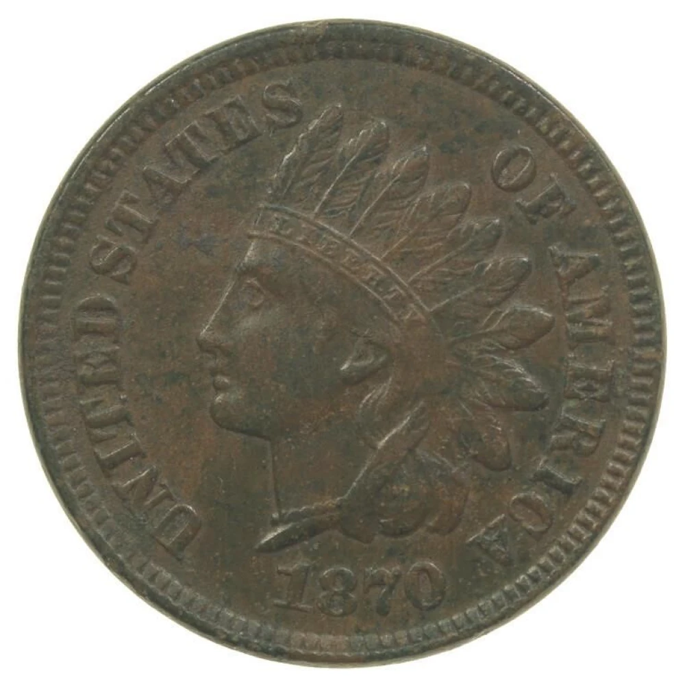 EF 1870 Indian Cent