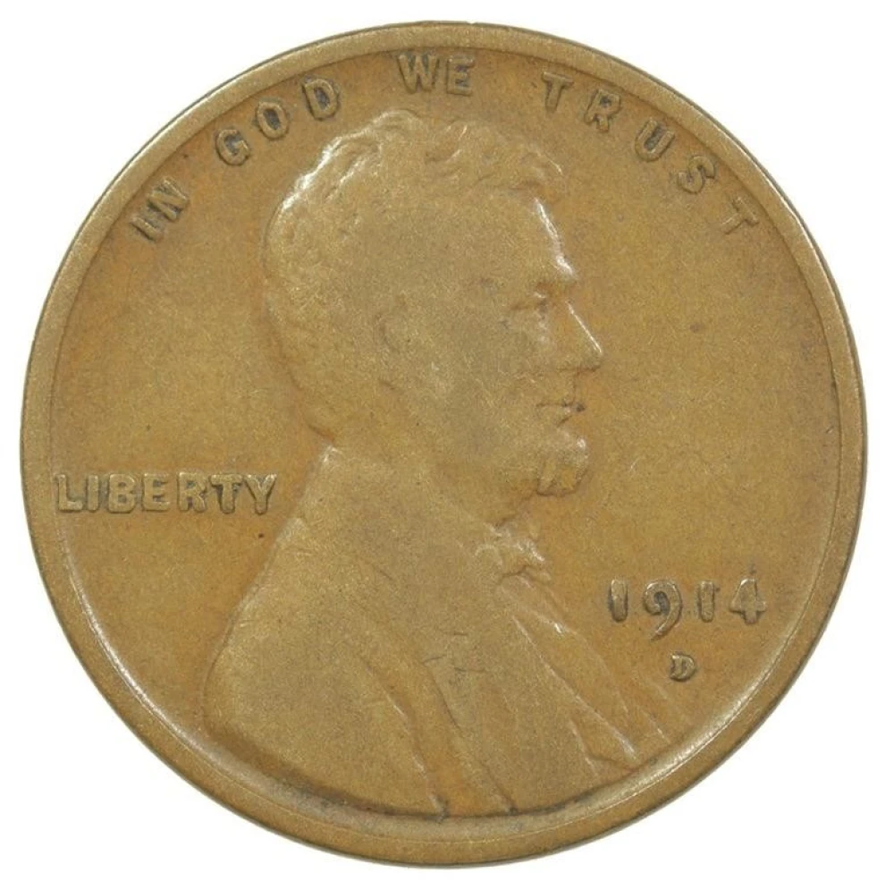 Fine 1914-D Lincoln Cent