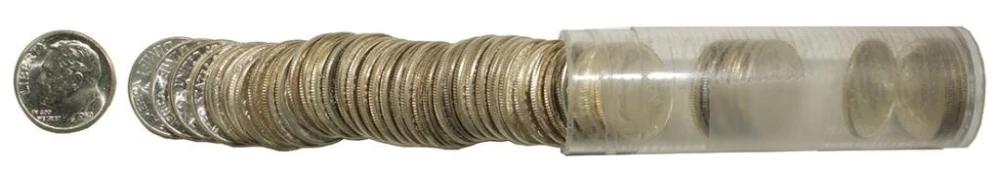 Gem Roll Of 1959 Roosevelt Dimes