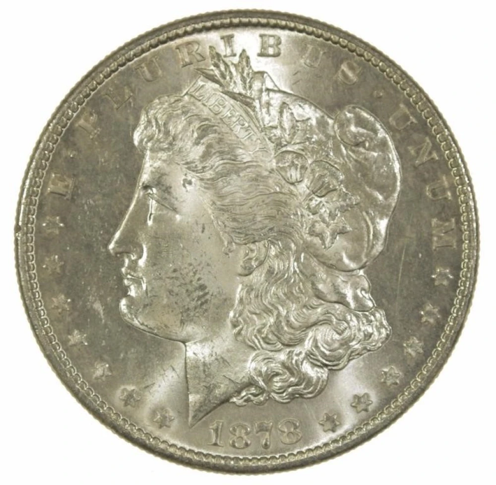 MS-63 1878-S Morgan Dollar