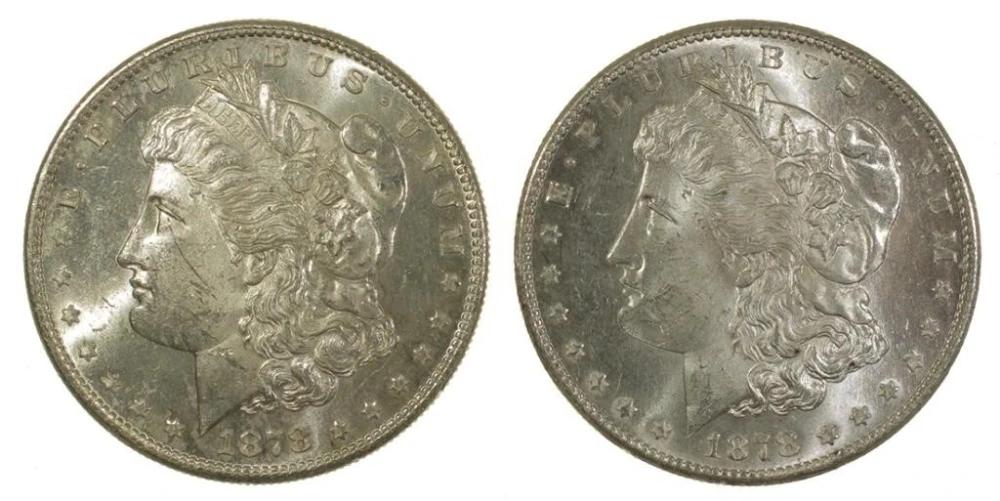 BU 1878-S Morgan Dollar Pair