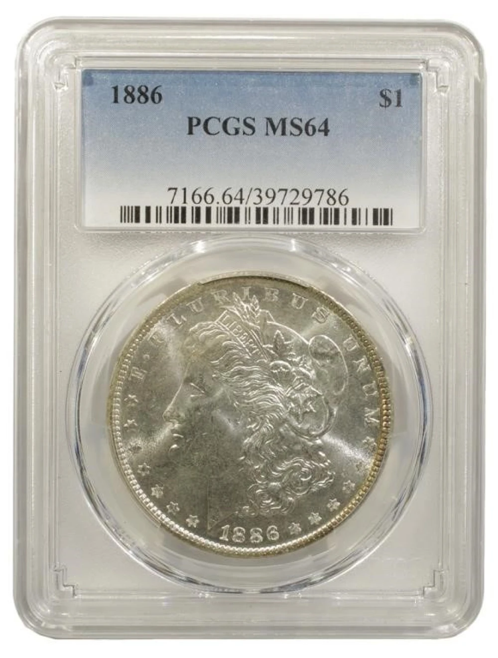 PCGS MS-64 1886 Morgan Dollar