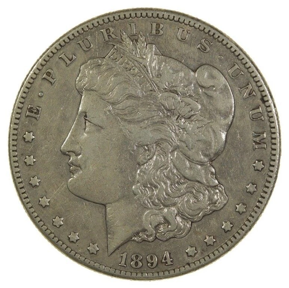 EF 1894-S Morgan Dollar