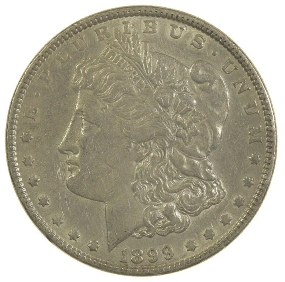 EF/AU 1899 Morgan Dollar