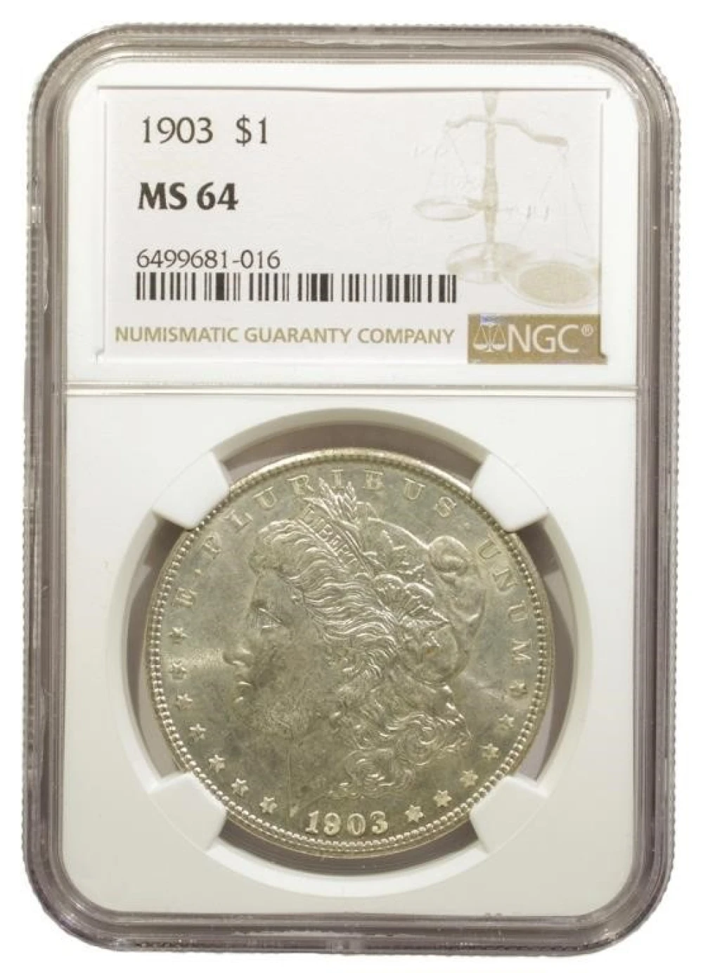 NGC MS-64 1903 Morgan Dollar