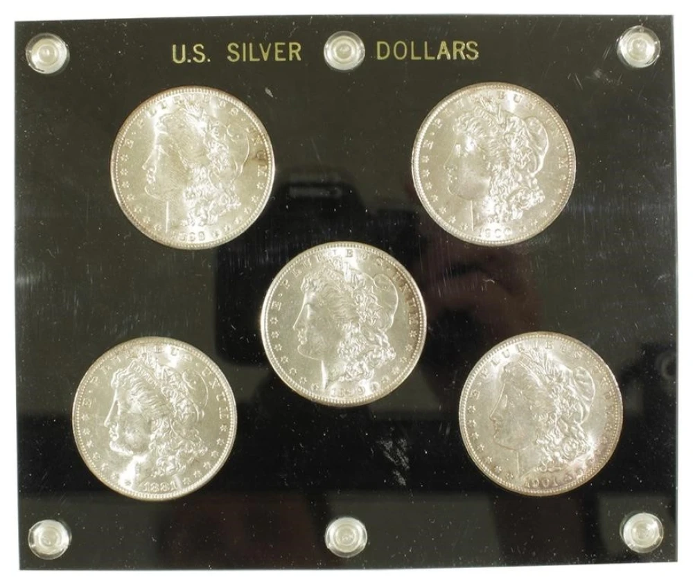5 Piece "O" Mint Morgan Dollar Set