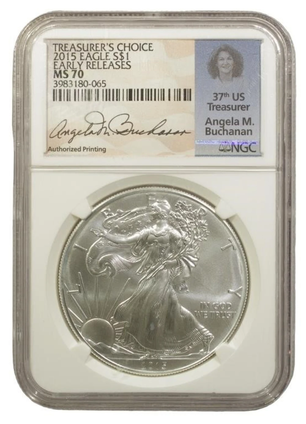 NGC MS-70 2015 Silver Eagle