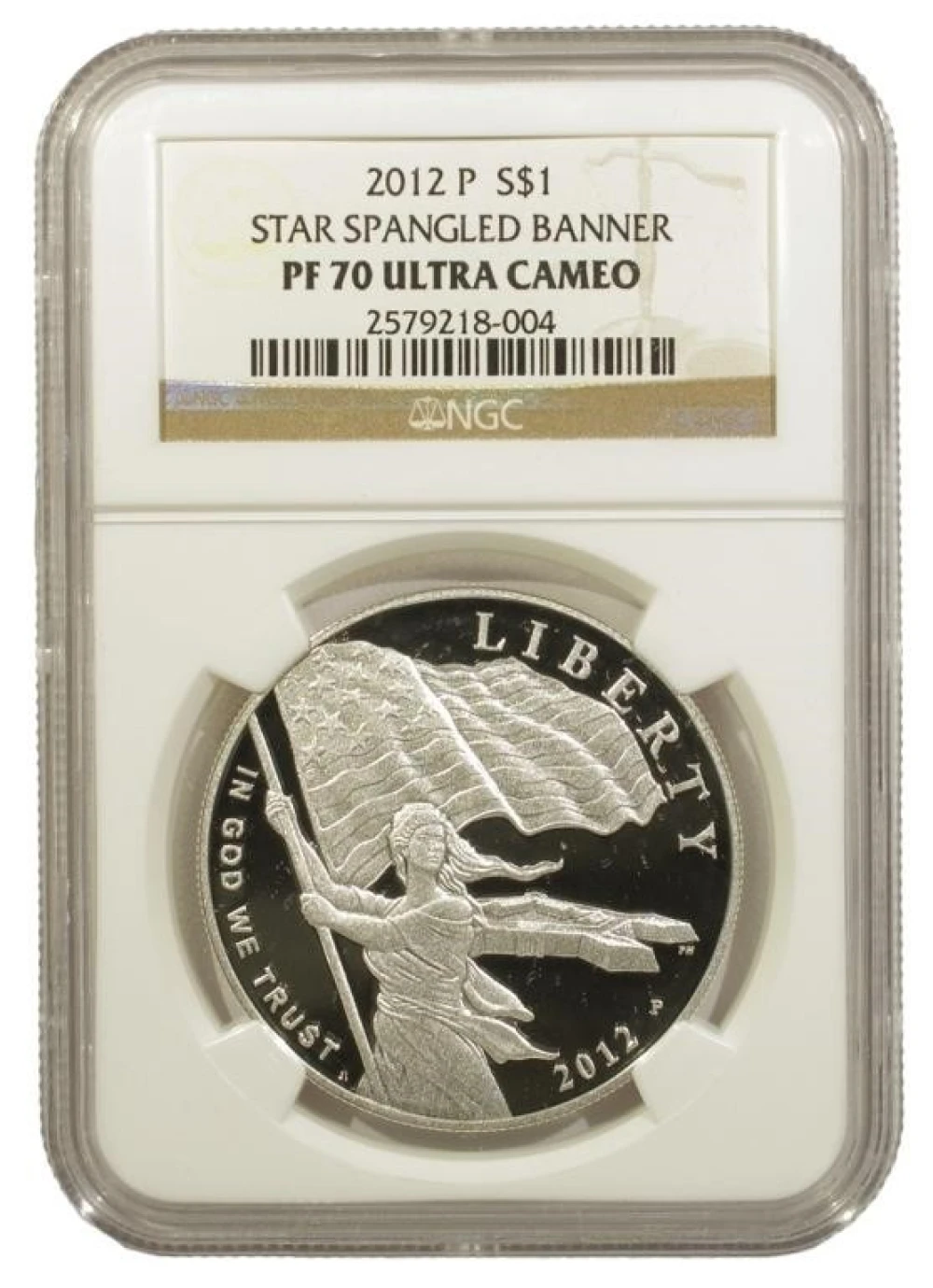 2012-P NGC PF-70 UC Star Spangled Banner Commem