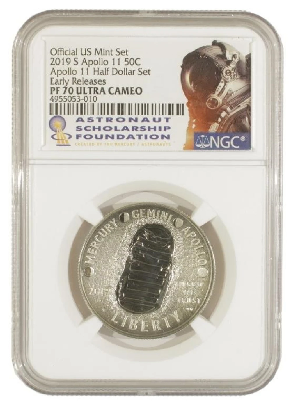 2019 Apollo 11 Trio of NGC Commemoratives