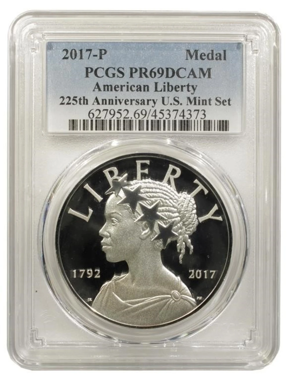 2017 American Liberty 1 Oz Silver Medal