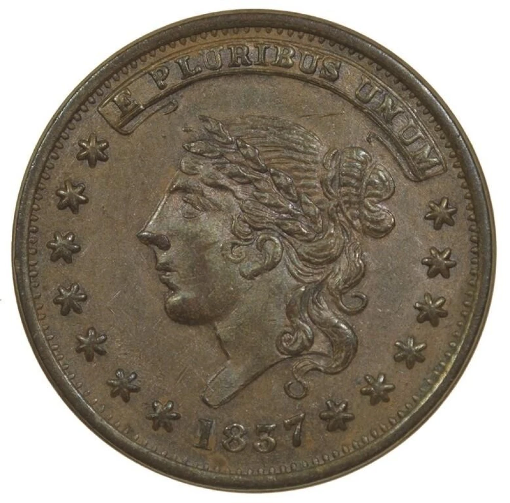 AU 1837 Hard Times Token