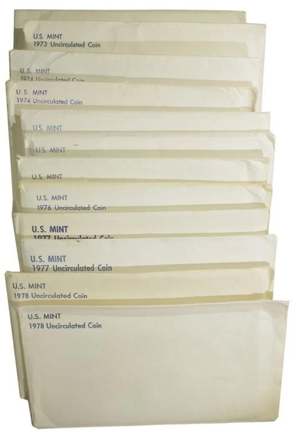12 Piece 1970's Mint Set Lot