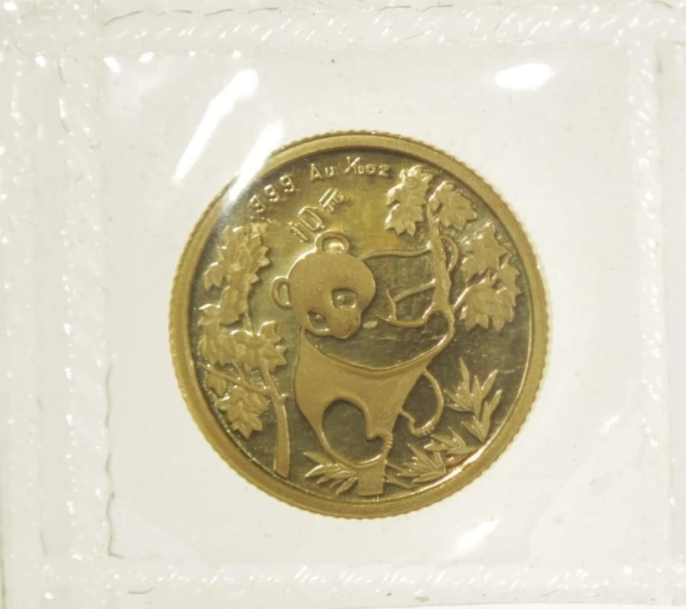 China. 1992 1/10 Ounce Gold Panda