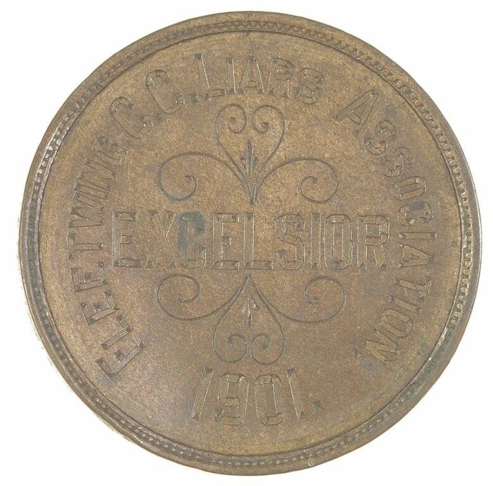 Great Britain. 1901 Liar's Association Penny