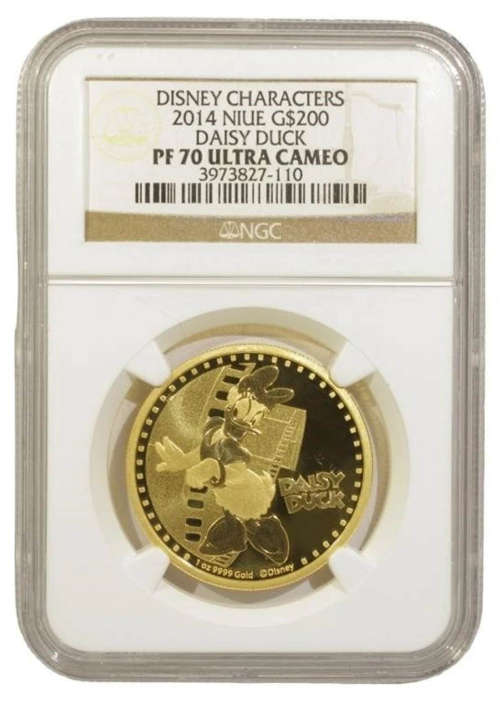 Niue. NGC Proof-70 UC 1914 Disney Gold $200