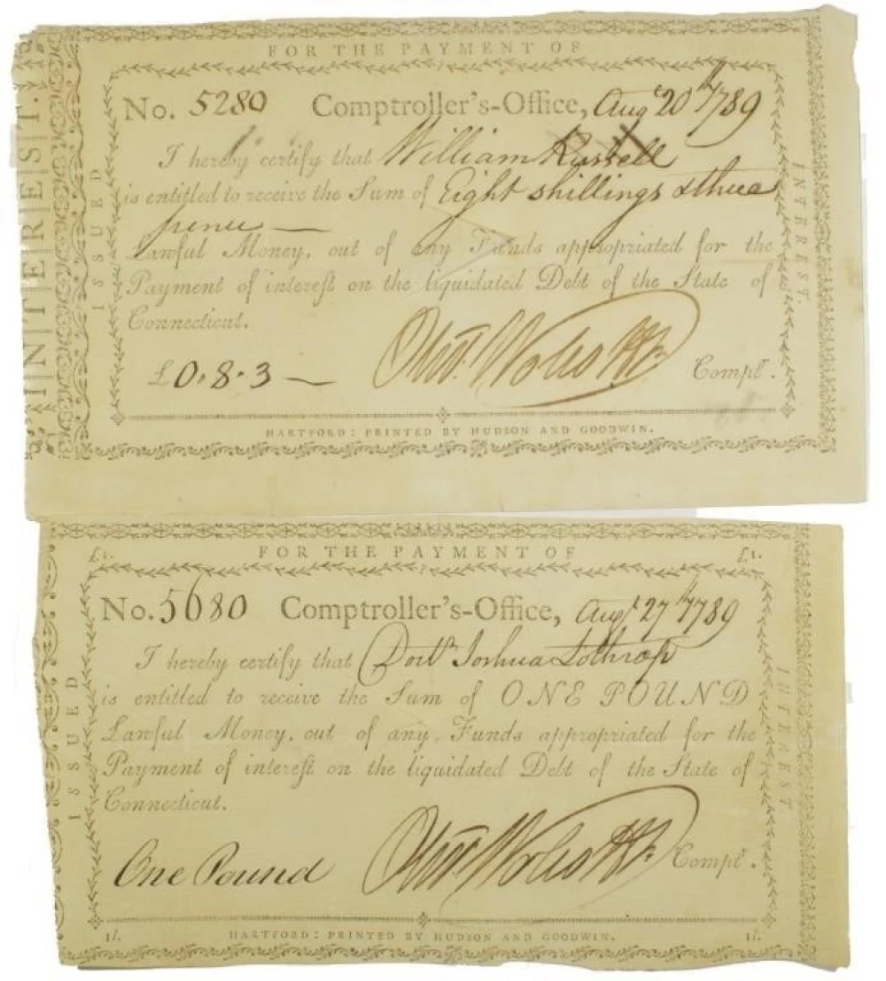 Connecticut. Comptroller's-Office Notes