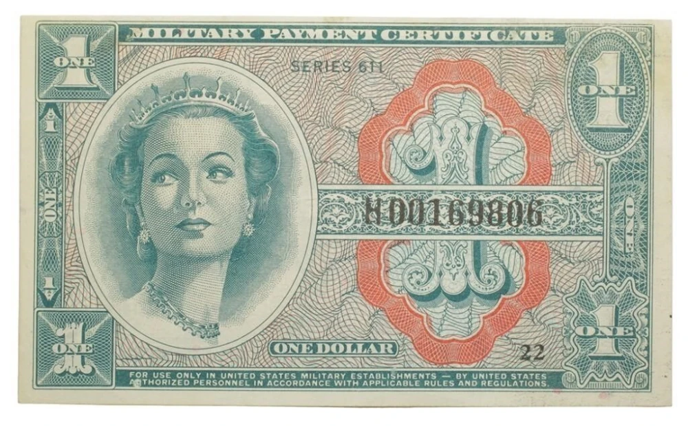 AU Series 611 $1 M.P.C.