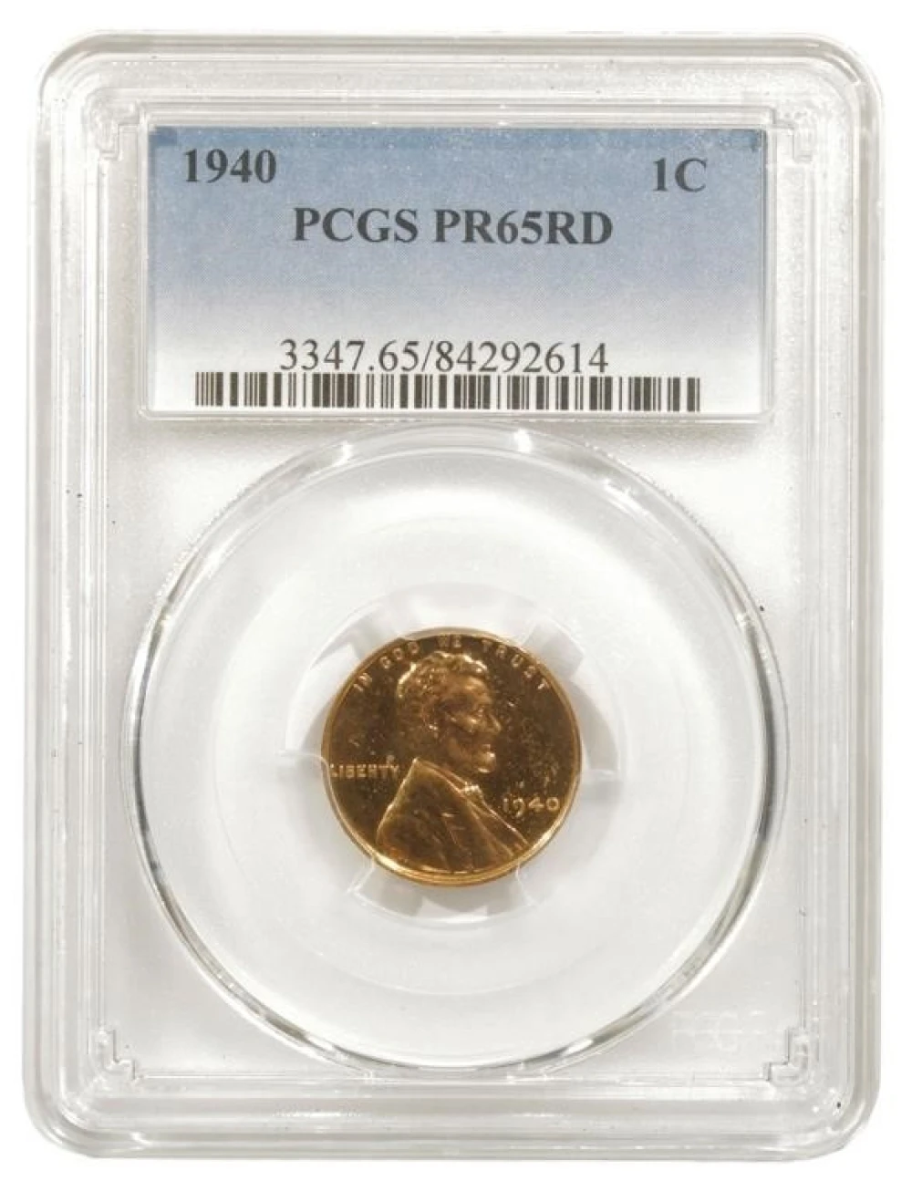 Gem RD Proof 1940 Cent