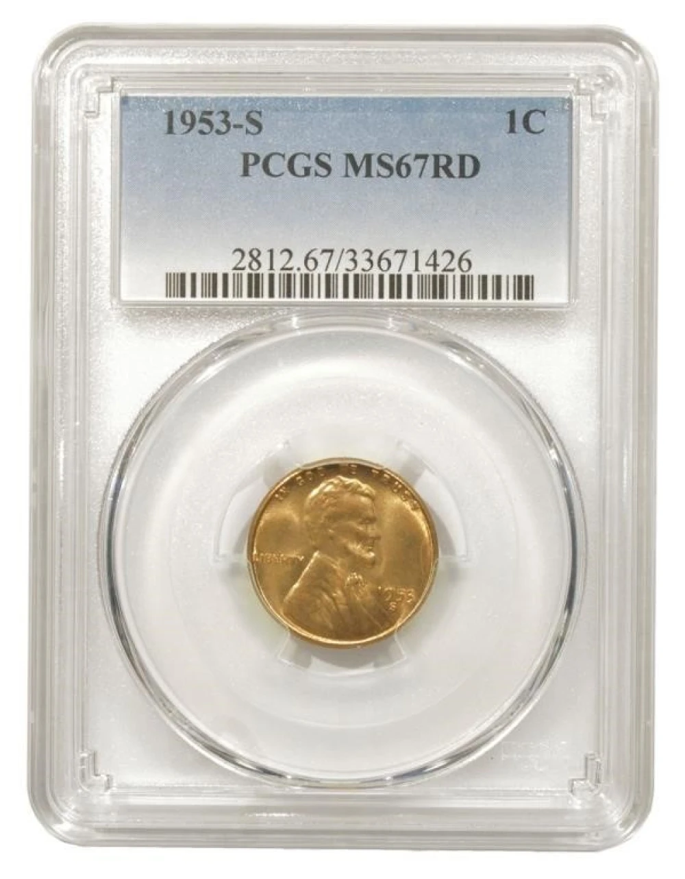 Superb RD Gem 1953-S Cent
