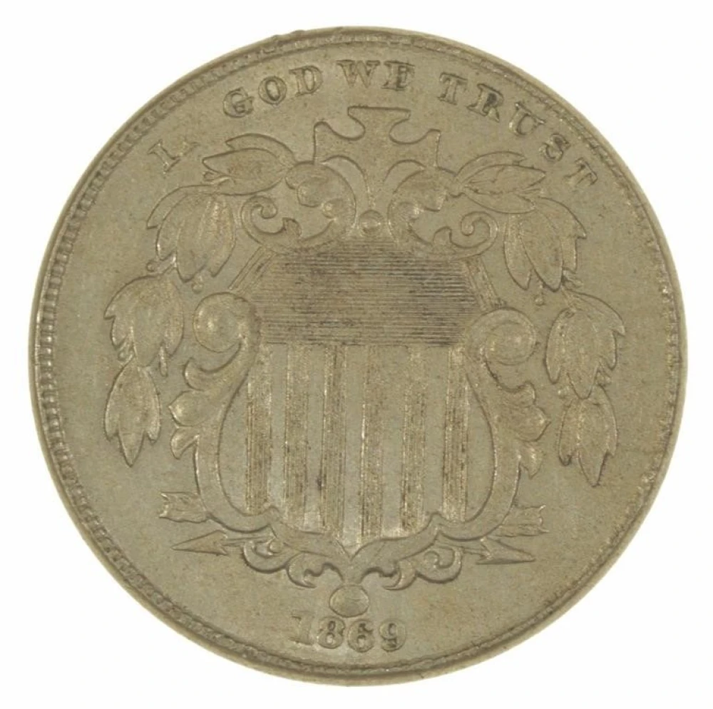 Very Choice AU 1869 Nickel