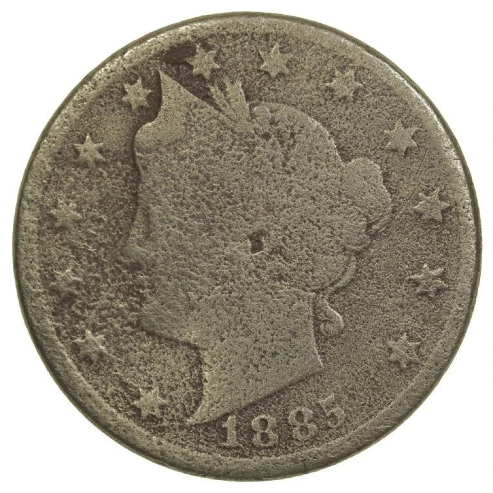 Rough Good-4 1885 Liberty Nickel