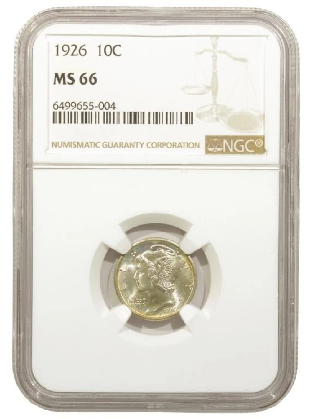 Splendid Gem Unc 1926 Dime