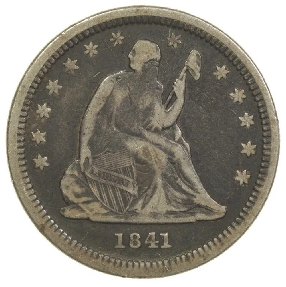 Fine 1841-O Quarter