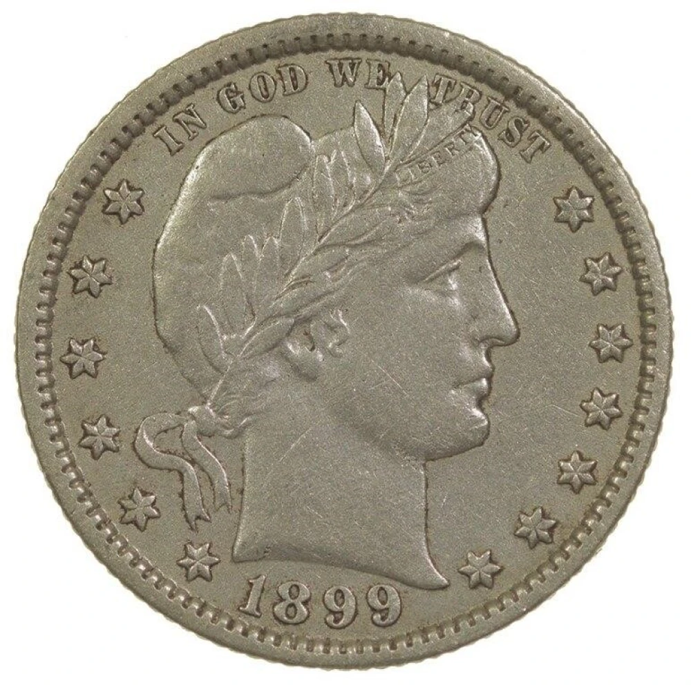 Choice EF Details 1899-O Quarter