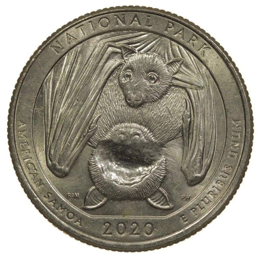 2020 Blind Bat Quarter Error