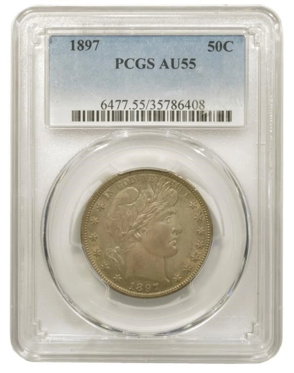 Choice AU 1897 Half Dollar