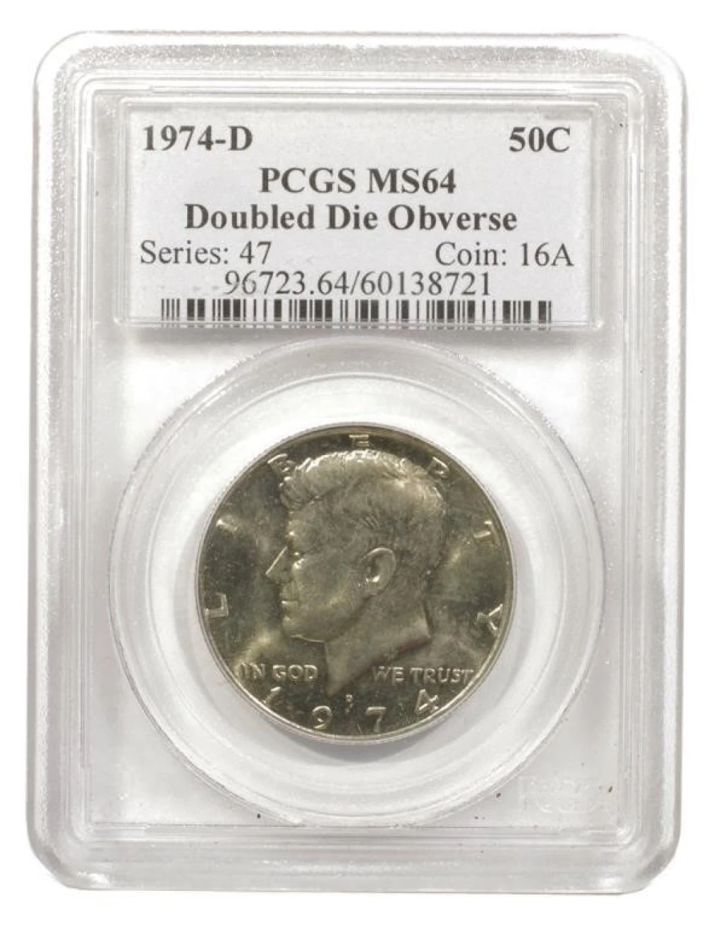 Very Choice Unc 1974-D D.D.O. Half Dollar