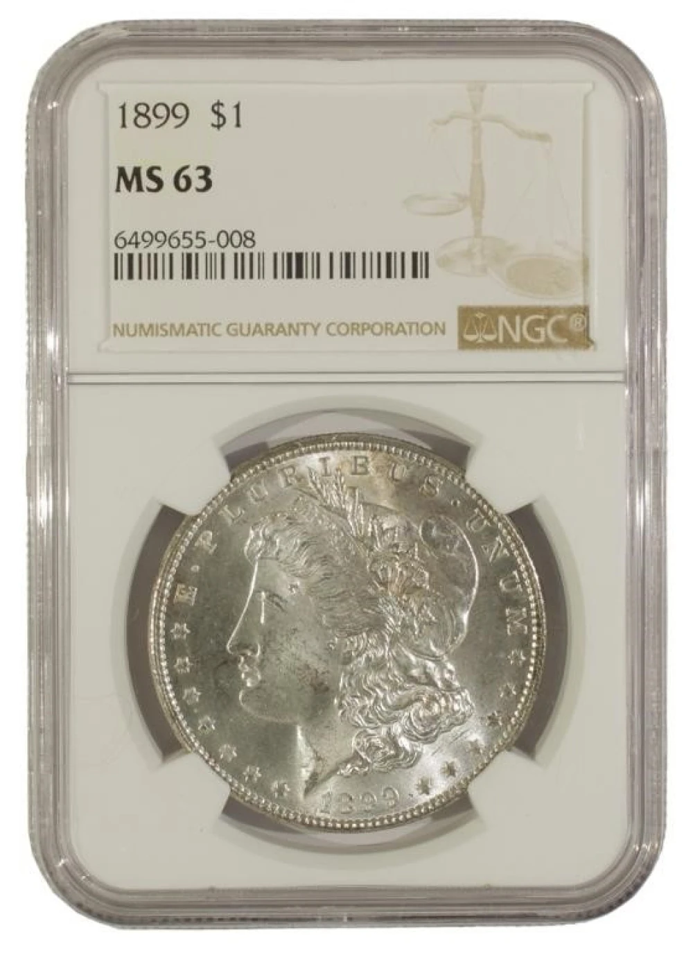 Choice Mint State 1899 Morgan $1