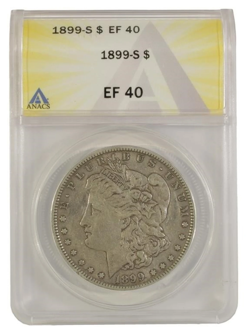 EF 1899-S Morgan Dollar