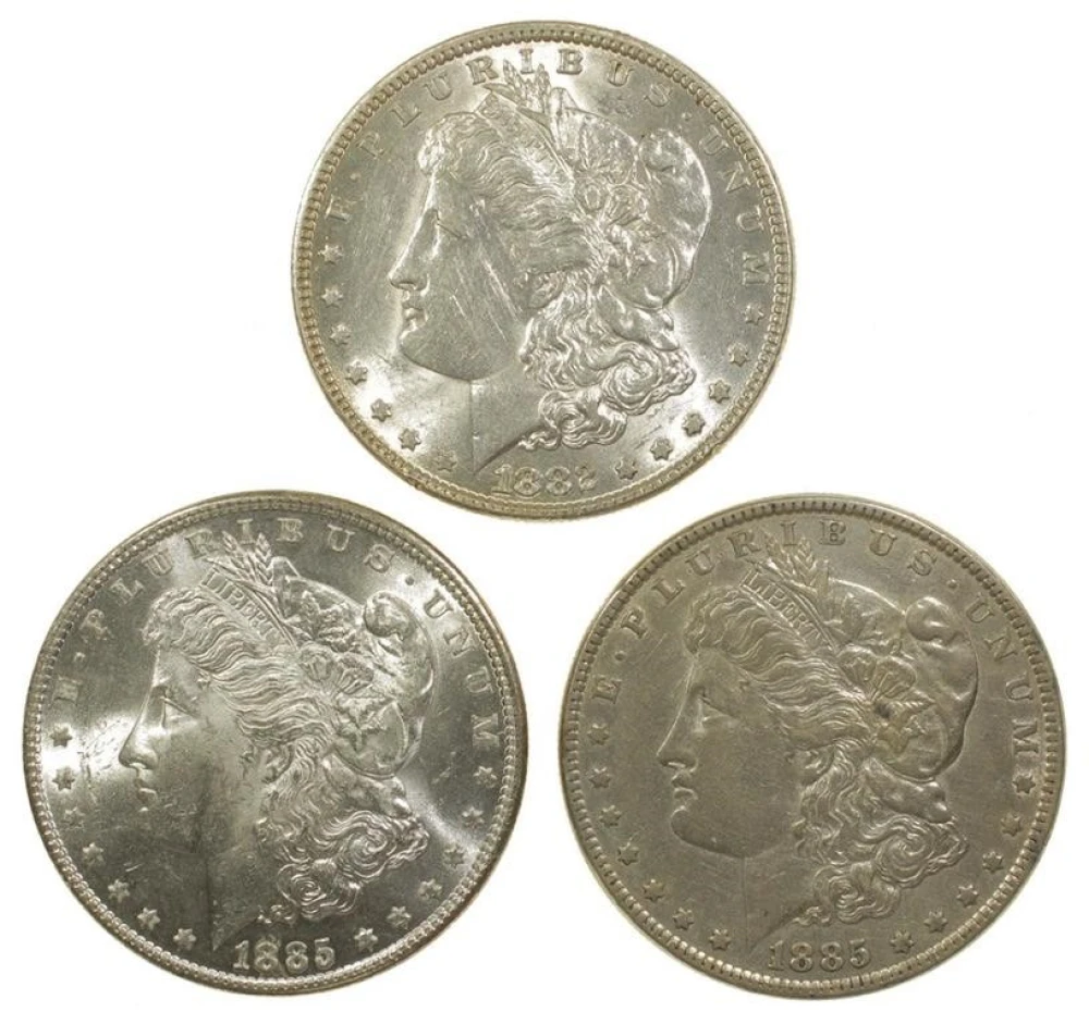 Morgan Dollar Threesome