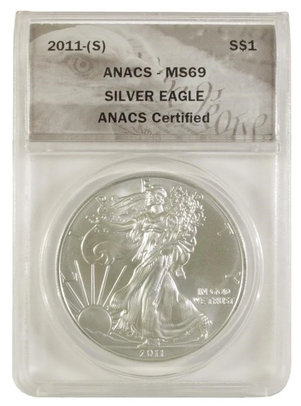 Splendid Gem Mint State 2011 (S) Silver Eagle $1