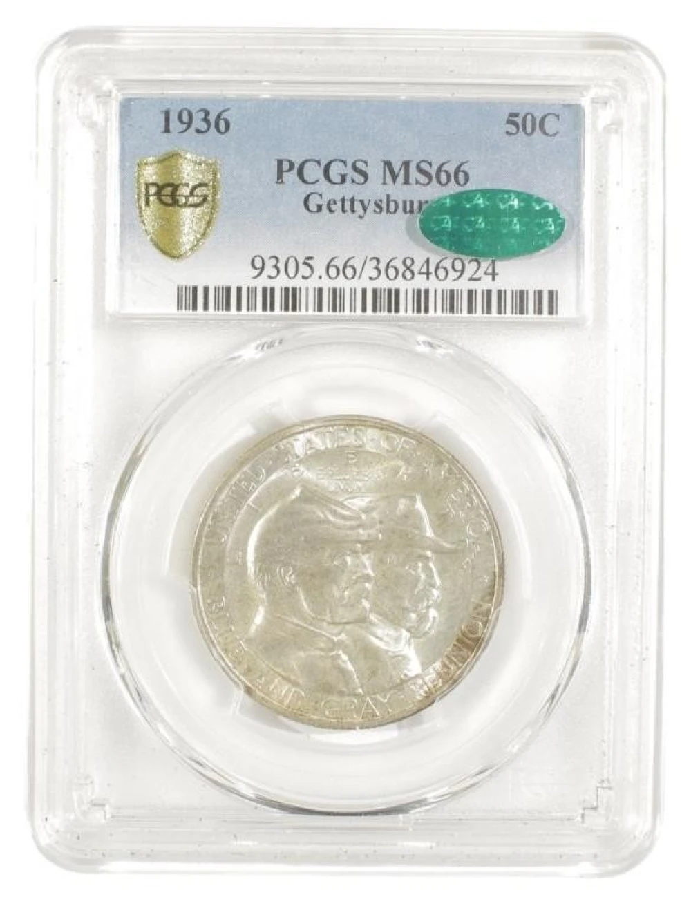 Superb Gem Unc 1936 Gettysburg Half Dollar