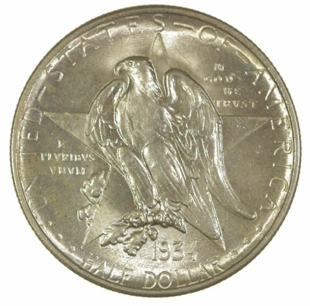 Gem Uncirculated 1934 Texas Half Dollar