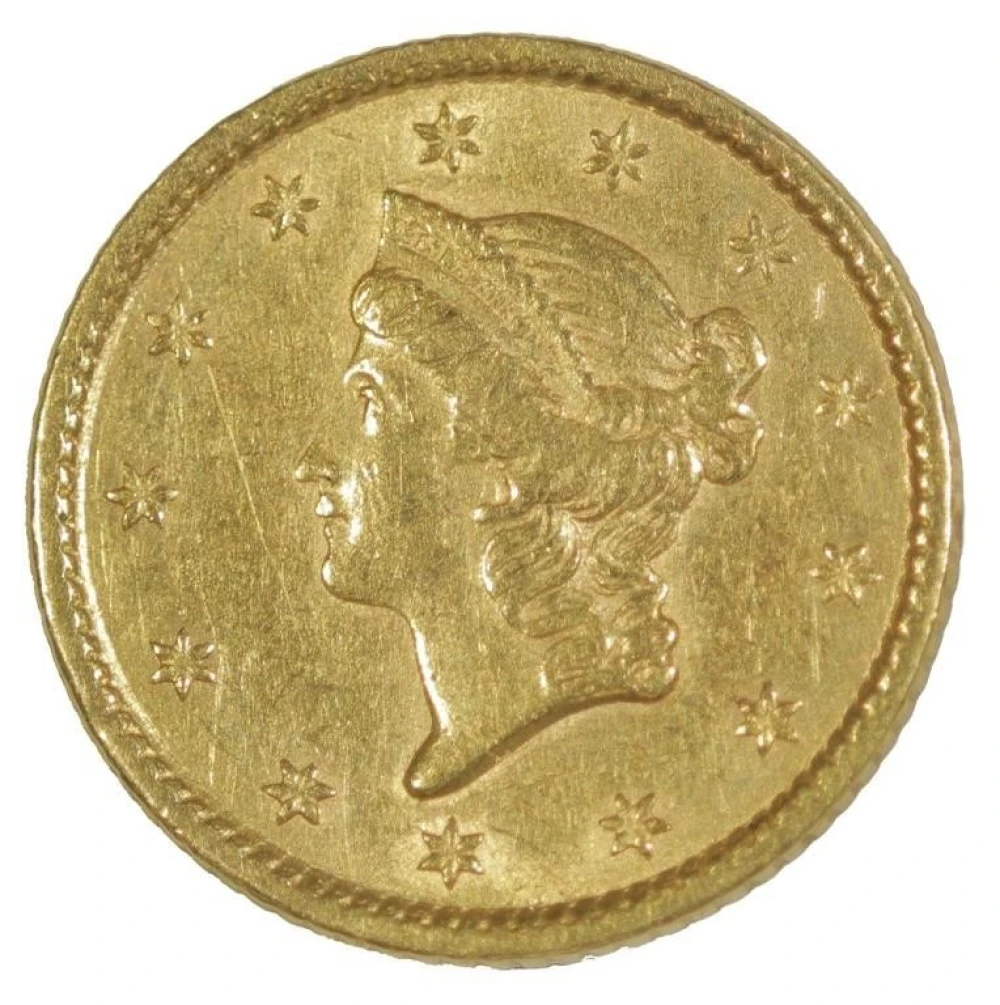 AU Cufflink 1854 Gold $1