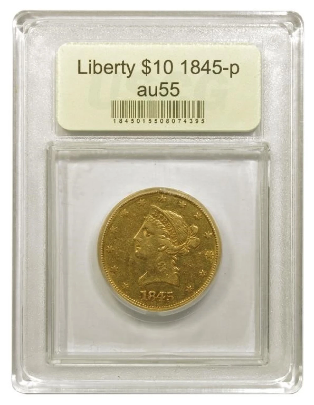 Choice EF 1845 Gold $10