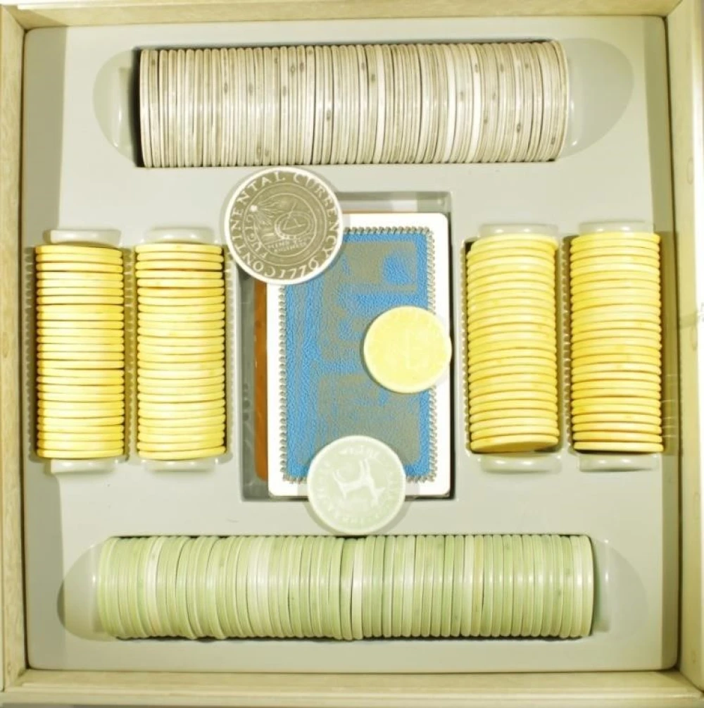 Colonial Coins Poker Set