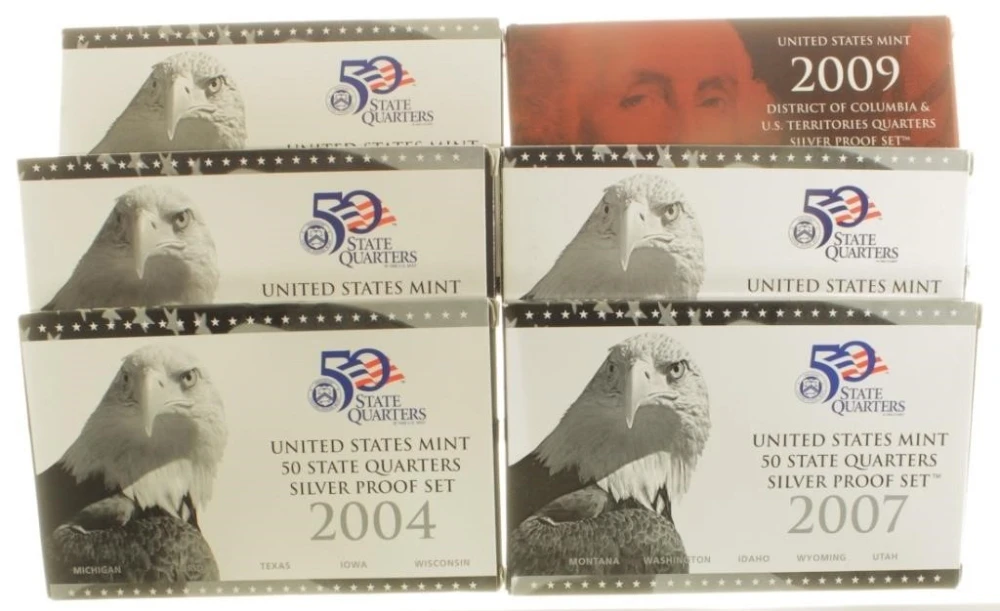 Silver State Quarter Proof Set Group