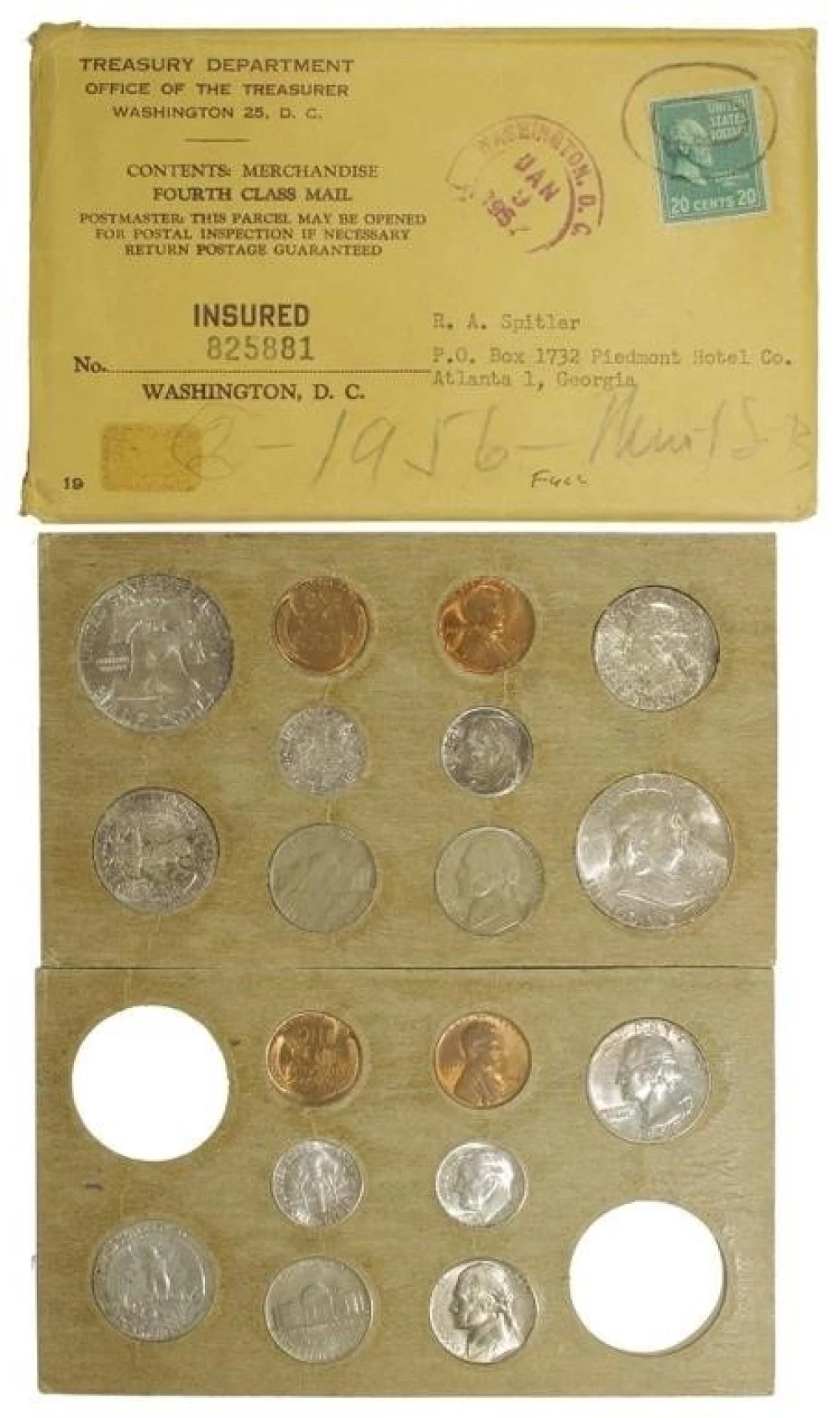 Choice to Gem Unc 1956 Mint Set