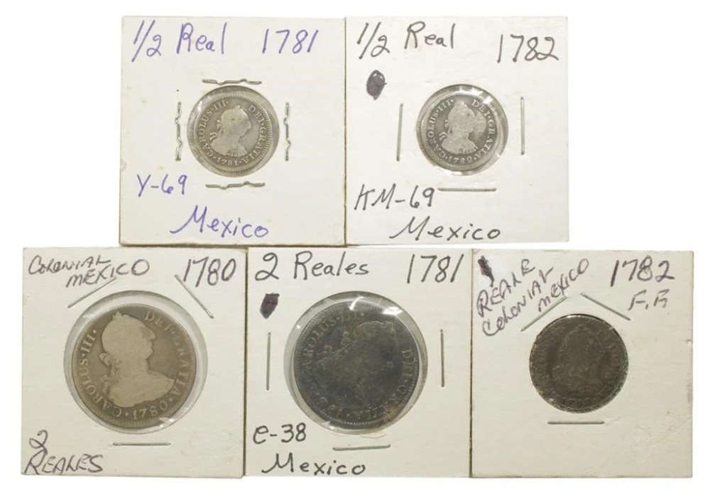 Mexico. Colonial. Silver Denomination Group