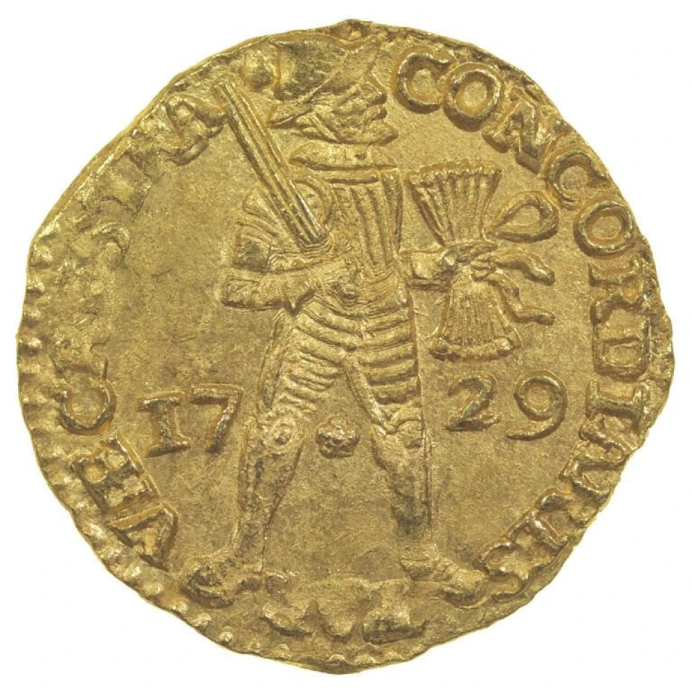 Netherlands. Utrecht. Select Unc 1729 Gold Ducat