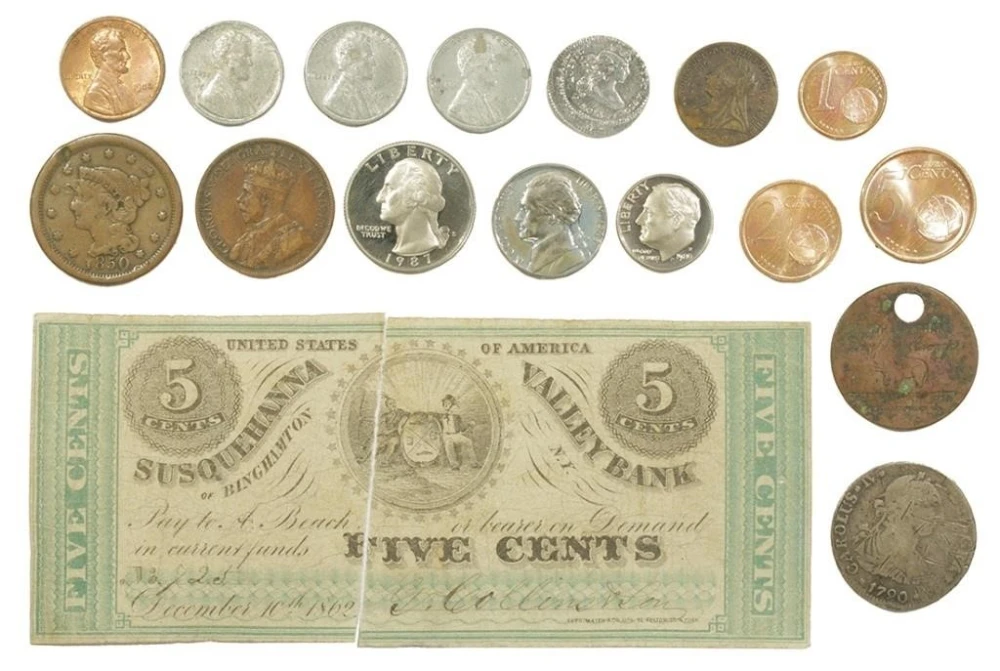 Eclectic Coin Token Paper Mix